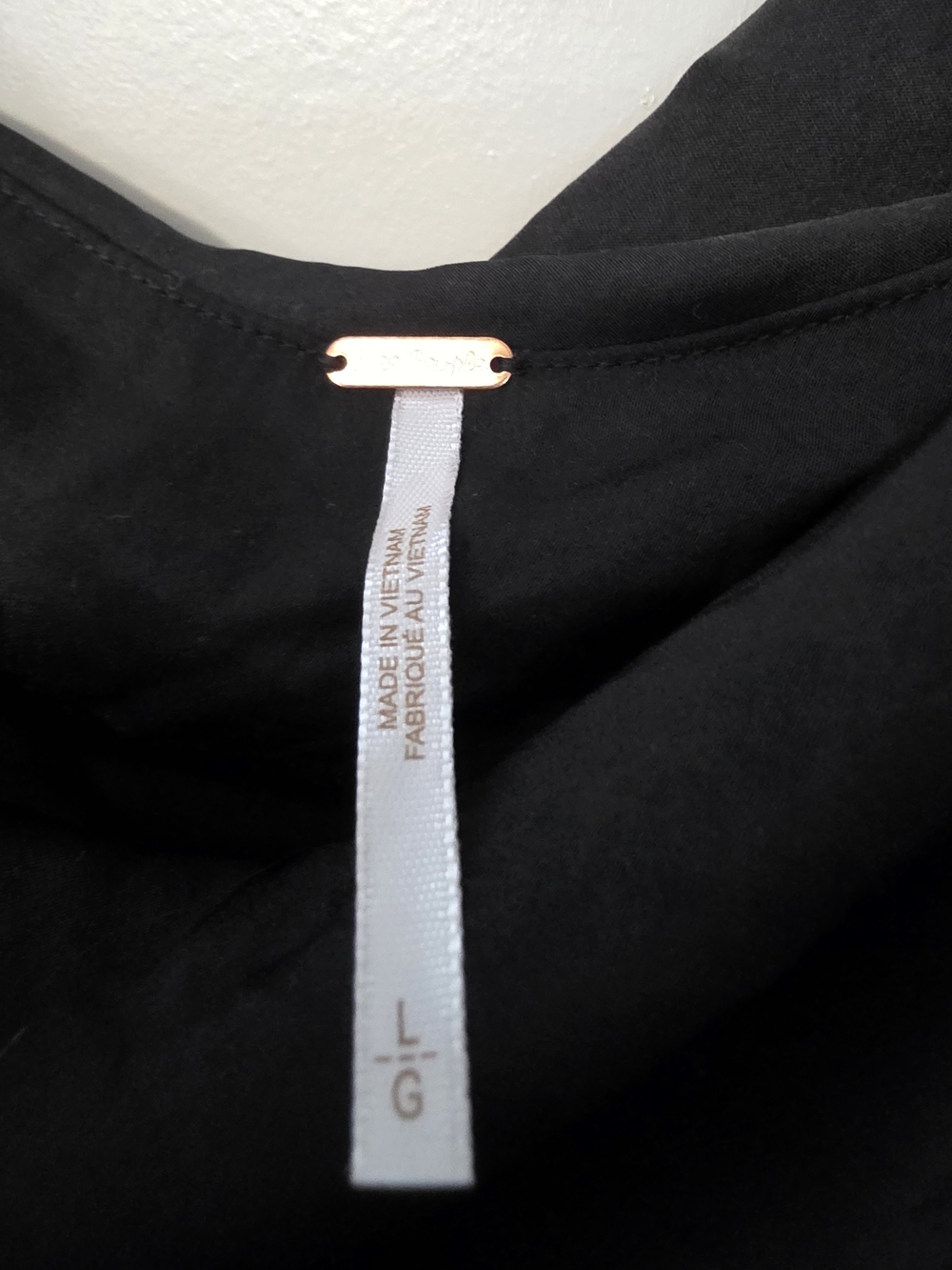 Free People Black Draped Off-Shoulder Blouse - Picture 2 of 10